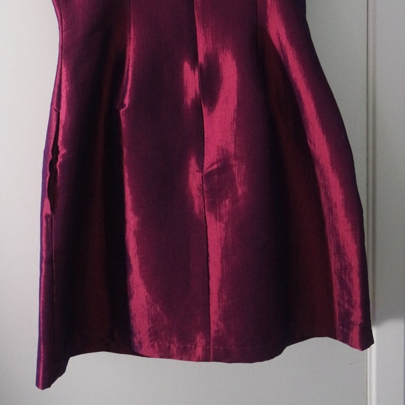 Burgendy Mini Dress from Mendocino by Luxxel! - Picture 5 of 7